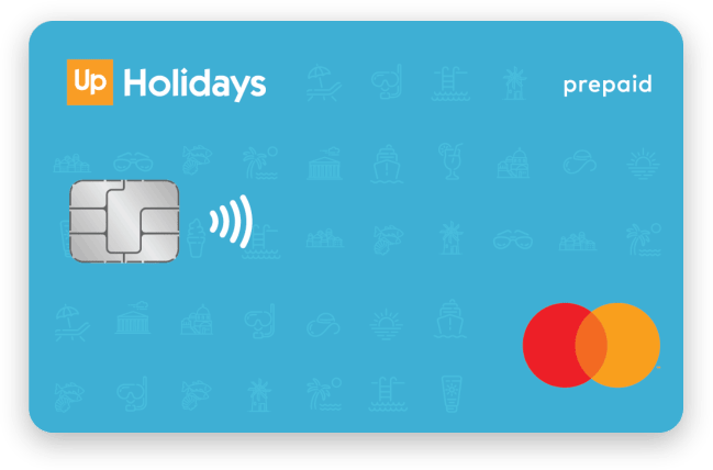 Η Up Holidays προπληρωμένη Mastercard κάρτα διακοπών